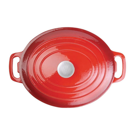 Grande cocotte ovale rouge Vogue 6L - FRANCE CHR