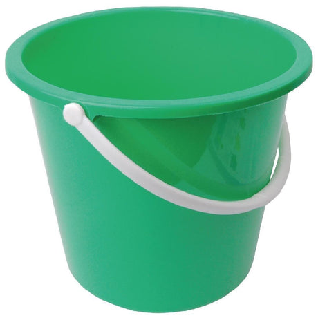 Seau rond en plastique Jantex 10L vert - FRANCE CHR