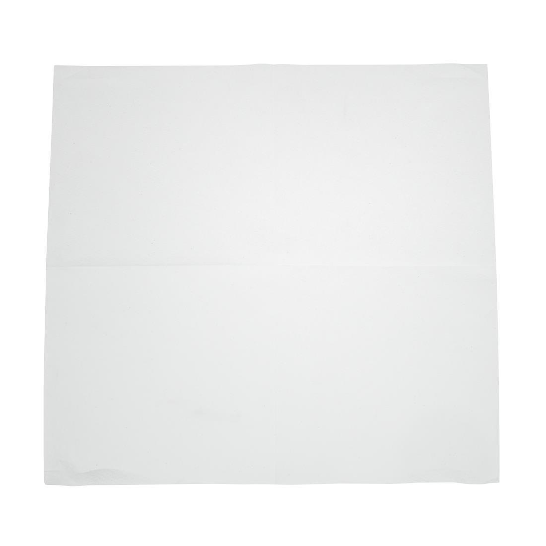 Serviettes snacking en papier blanches 330 x 330mm (Lot de 5000) - FRANCE CHR