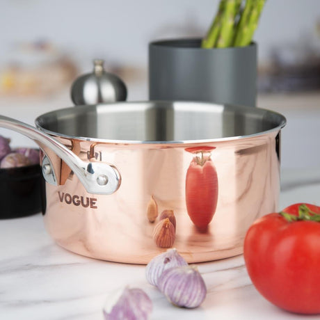 Casserole triple paroi cuivre induction Vogue 200x100mm - FRANCE CHR