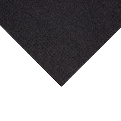 Serviettes cocktail 2 plis pliage 1/4 Fiesta Recyclable 240mm noires (lot de 4000) - FRANCE CHR