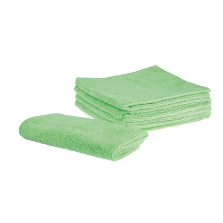 Chiffons microfibres Jantex verts (Lot de 5) - FRANCE CHR