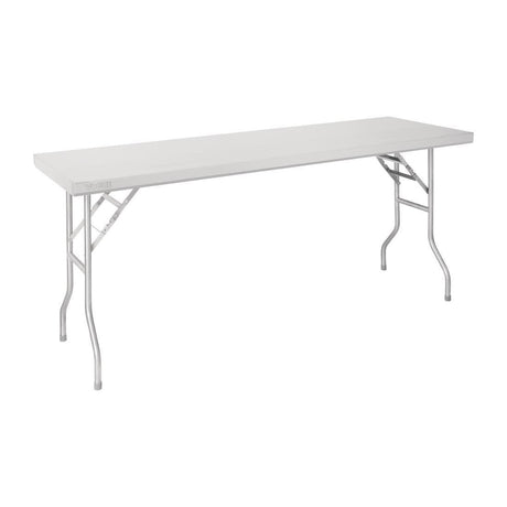 Table de travail pliante inox Vogue 1830x610x780mm - FRANCE CHR