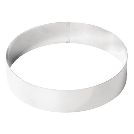 Cercle à mousse inox De Buyer 200 x 45mm - FRANCE CHR