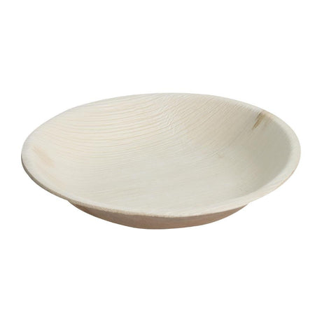 Assiettes creuses rondes biodégradables en feuilles de palmier Fiesta Compostable 175mm (lot de 100) - FRANCE CHR