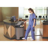 Poubelle à pédale frontale inox Rubbermaid Slim Jim 50L - FRANCE CHR