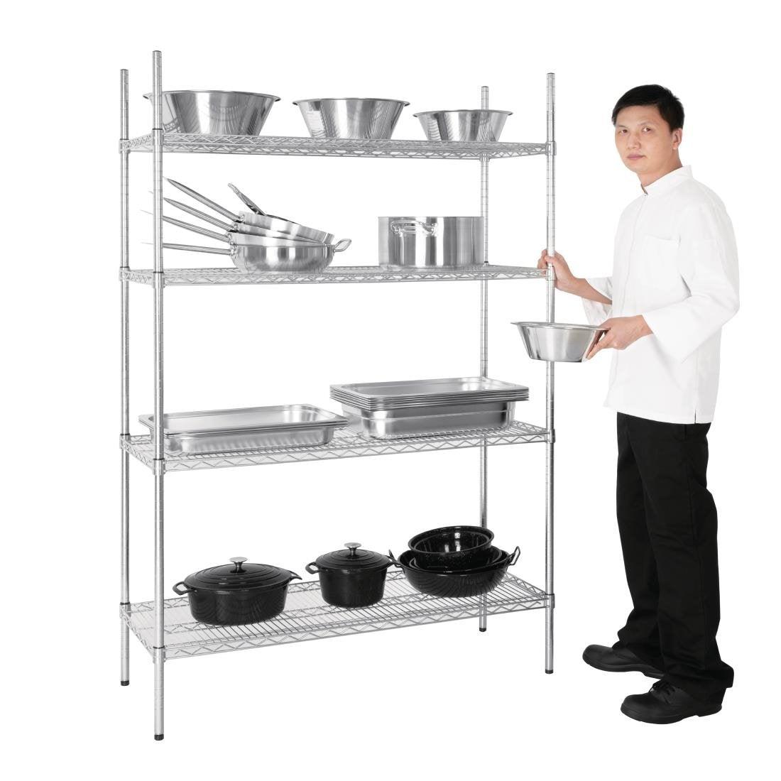 Etagère modulaire 4 niveaux 1220x457mm Vogue - FRANCE CHR