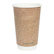 Gobelets boissons chaudes double paroi compostables Vegware 455 ml (lot de 400) - FRANCE CHR