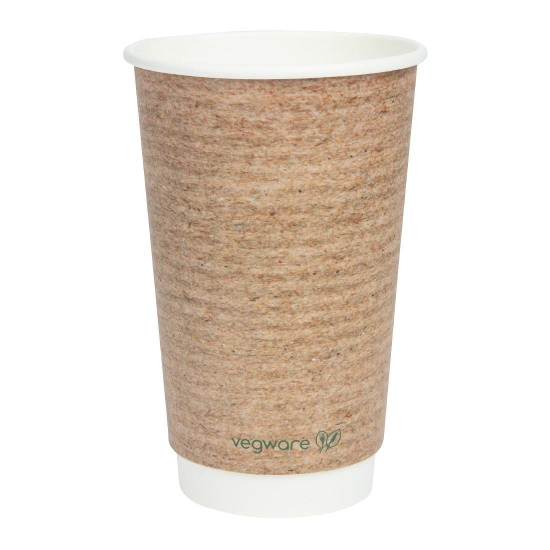 Gobelets boissons chaudes double paroi compostables Vegware 455 ml (lot de 400) - FRANCE CHR