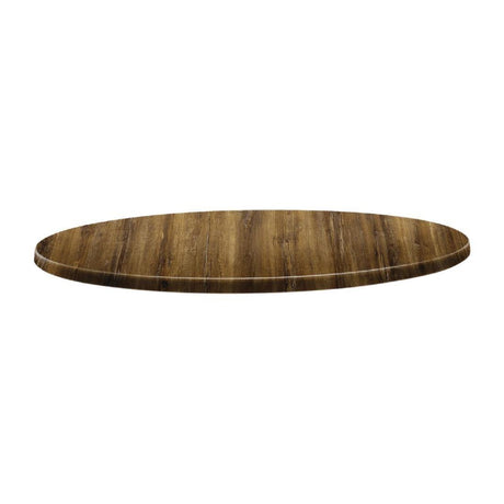 Plateau de table rond Topalit Classic Line 80cm atacama cherry - FRANCE CHR