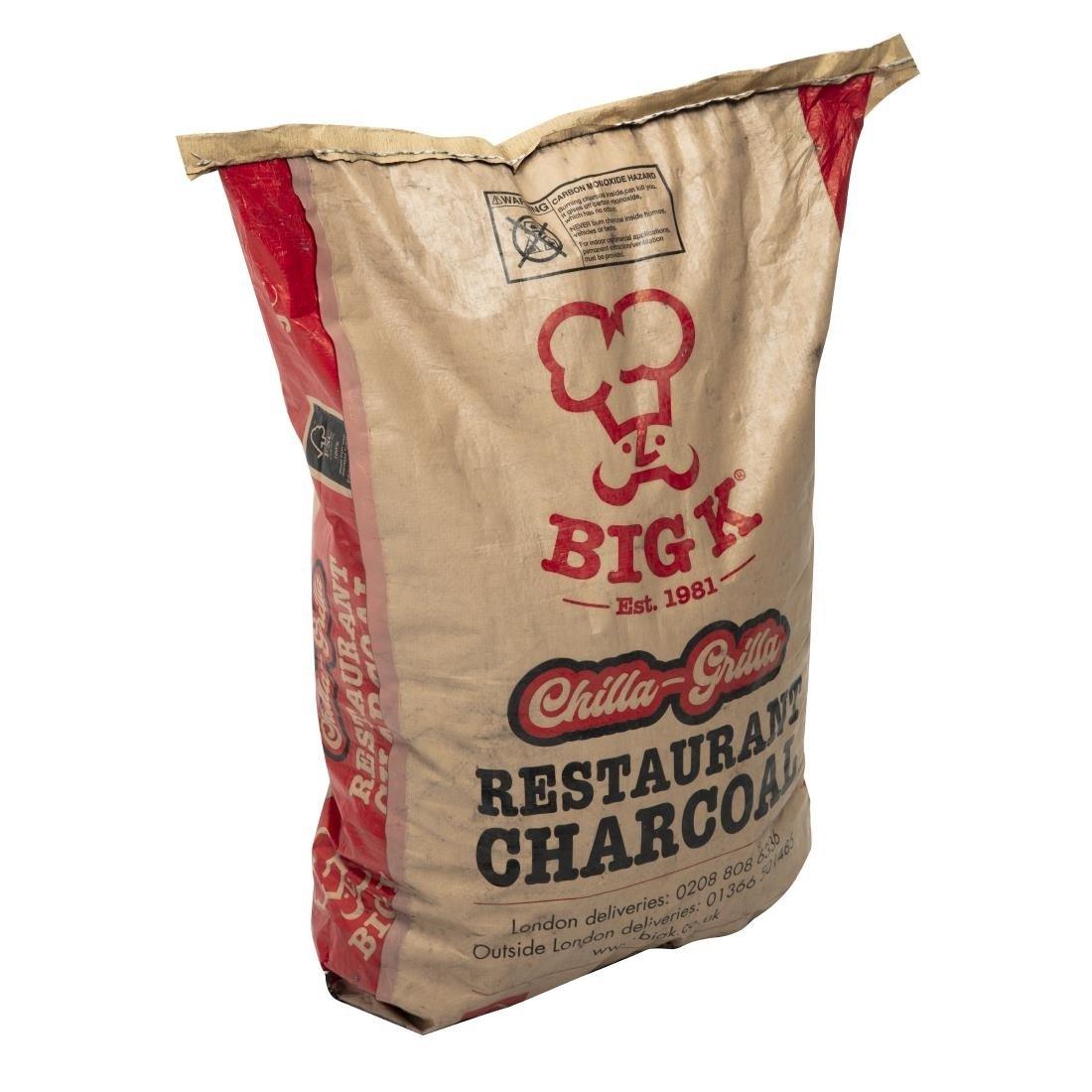 Charbon de bois naturel de restaurant Big K 12kg - FRANCE CHR