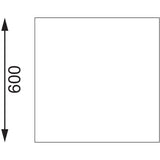 Table de préparation sans rebord en acier inoxydable Vogue 1200 x 600mm - FRANCE CHR