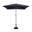 Parasol carré Bolero 2,5m bleu marine - FRANCE CHR