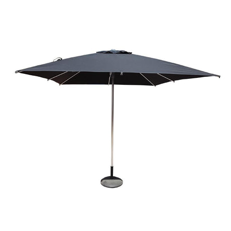 Parasol rond noir Milan Eden 2,5m - FRANCE CHR