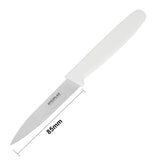 Couteau d'office Hygiplas blanc 7,5 cm - FRANCE CHR