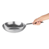 Wok en acier carbone Vogue 280mm - FRANCE CHR