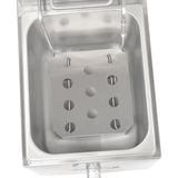 Friteuse simple Buffalo - 1 x 8L 2,9kW avec minuterie - FRANCE CHR