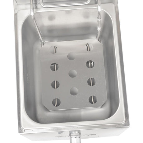 Friteuse simple Buffalo - 1 x 8L 2,9kW avec minuterie - FRANCE CHR