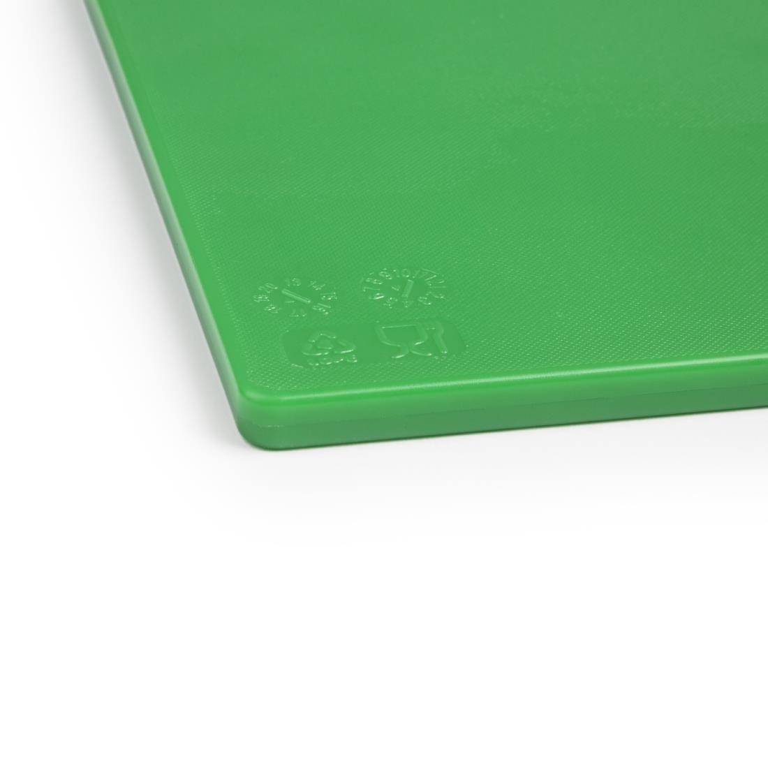 Planche à découper antibactérienne basse densité Hygiplas vert - FRANCE CHR