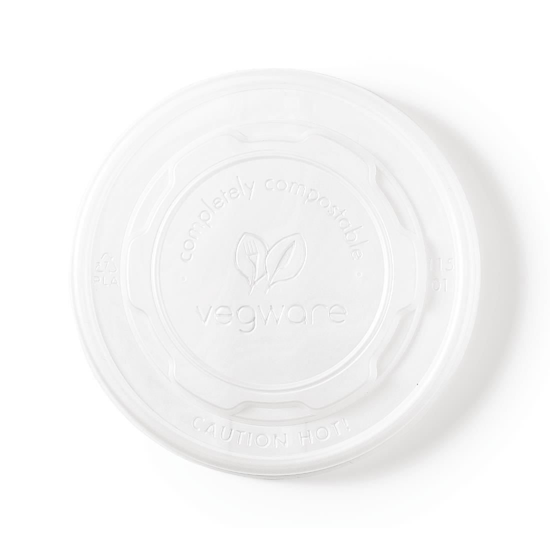 Couvercles pour bols à soupe compostables Vegware (Lot de 500) - FRANCE CHR