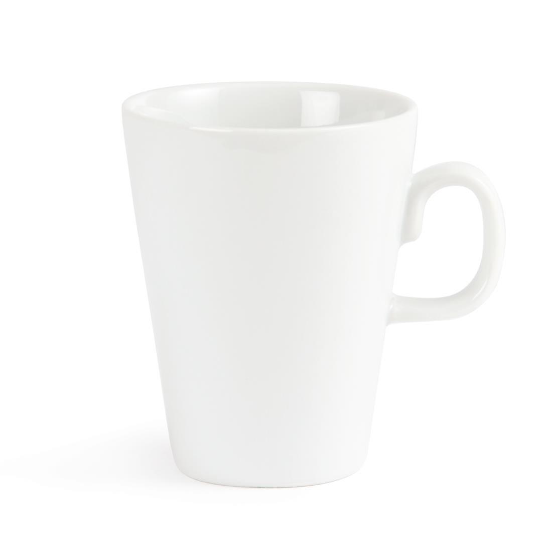 Tasses à Latte Whiteware Olympia 310ml (Lot de 12) - FRANCE CHR