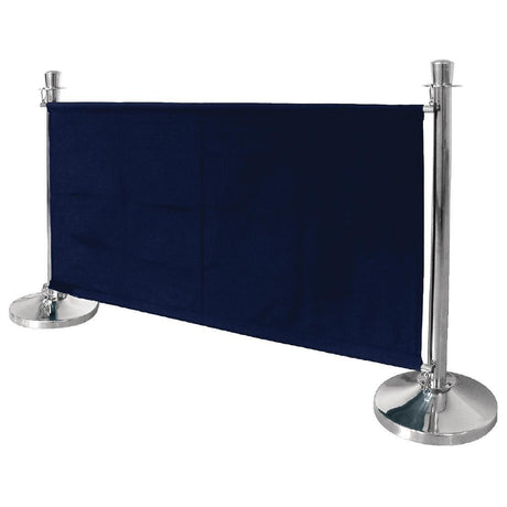 Barrière en toile Bolero bleu foncé - FRANCE CHR