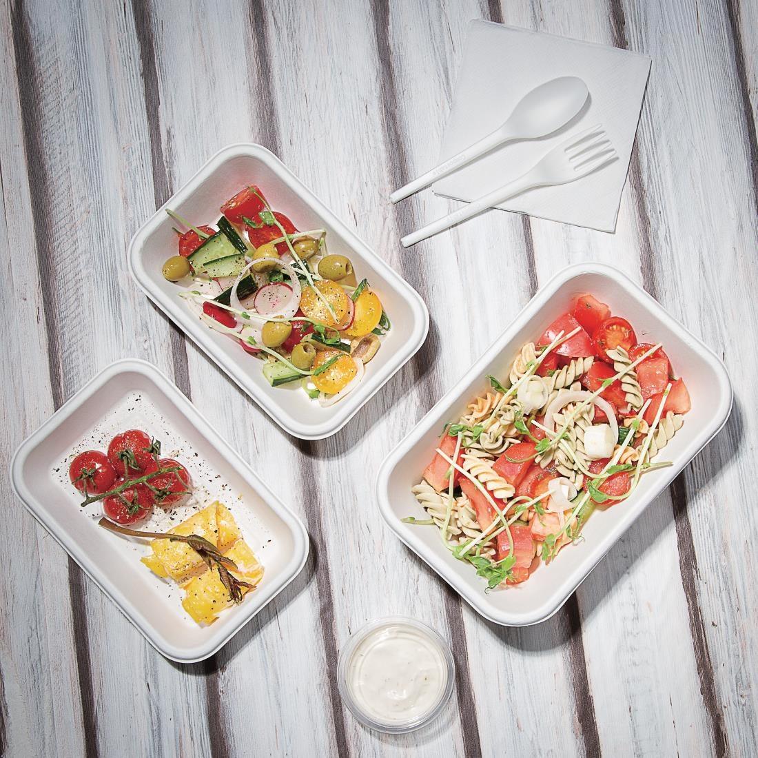 Barquettes compostables en bagasse Fiesta Compostable 340ml (lot de 50) - FRANCE CHR