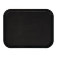 Plateau rectangulaire antidérapant en fibre de verre Camtread Cambro noir 45,7 cm - FRANCE CHR