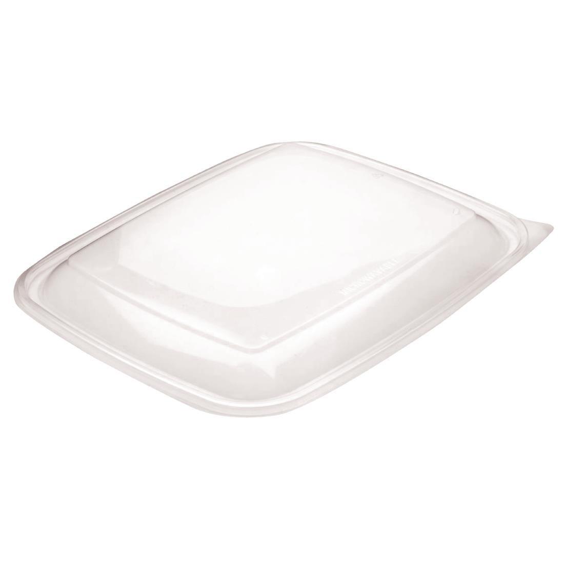 Couvercles rectangulaires moyens pour barquettes alimentaires Fastpac 900ml (lot de 300) - FRANCE CHR