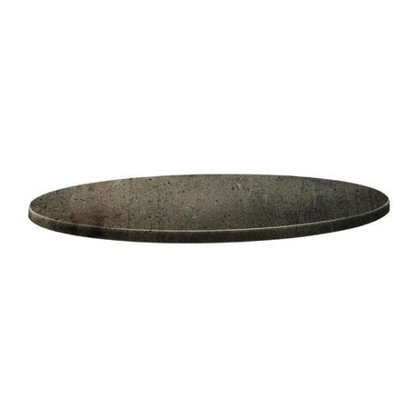 Plateau de table rond Topalit Classic Line 60cm béton - FRANCE CHR