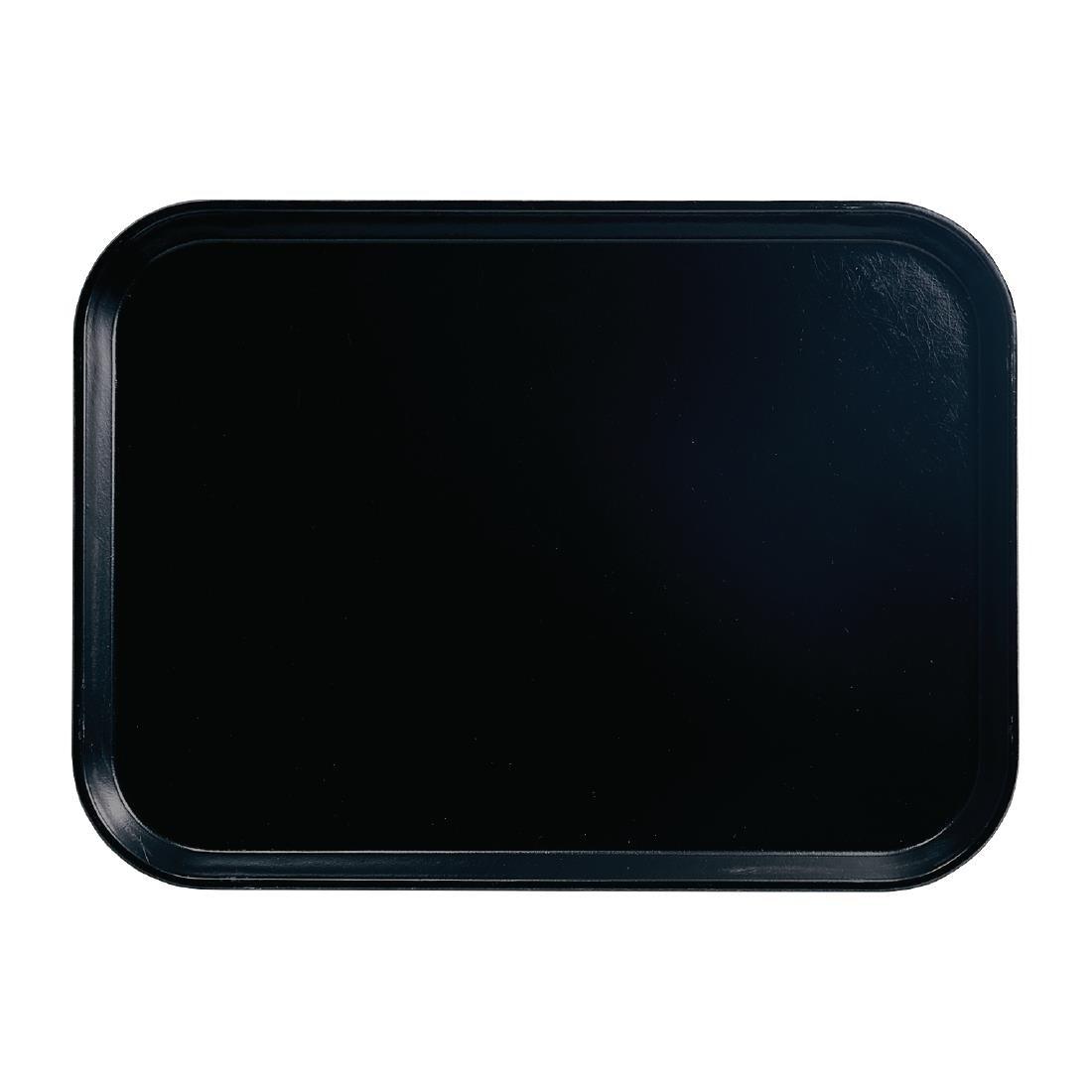 Plateau fibre de verre Camtray Cambro noir 265x325mm - FRANCE CHR