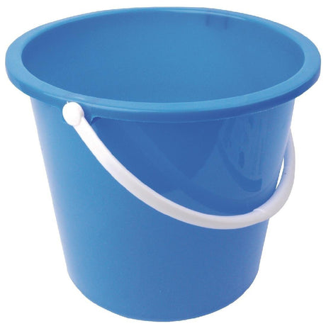 Seau rond en plastique Jantex 10L bleu - FRANCE CHR