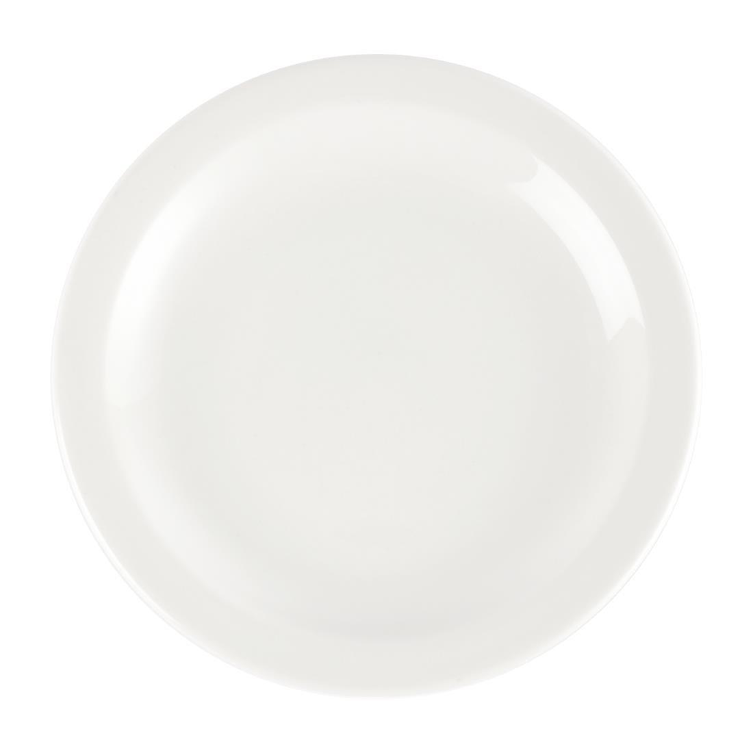 Assiettes Nova Churchill Whiteware 152mm (lot de 24) - FRANCE CHR