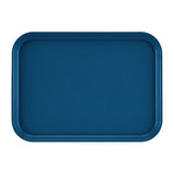Plateau rectangulaire antidérapant en fibre de verre EpicTread Cambro bleu 35 cm - FRANCE CHR