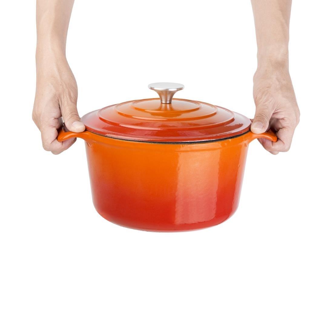 Cocotte ronde orange Vogue 3,2L - FRANCE CHR