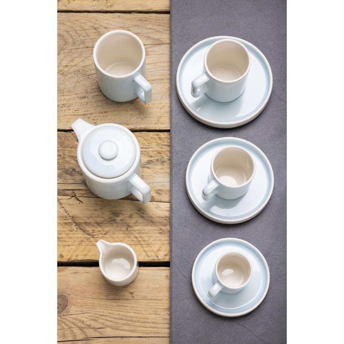 Soucoupes Olympia Fondant bleues 152mm (lot de 6) - FRANCE CHR