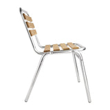 Chaises bistro frêne et aluminium Bolero (Lot de 4) - FRANCE CHR