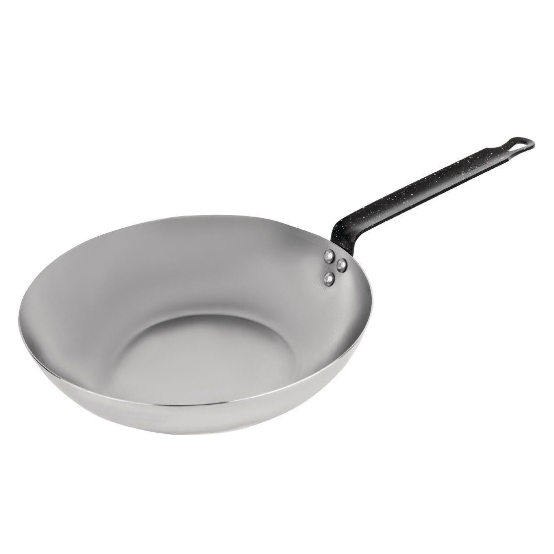 Wok en acier carbone Vogue 280mm - FRANCE CHR