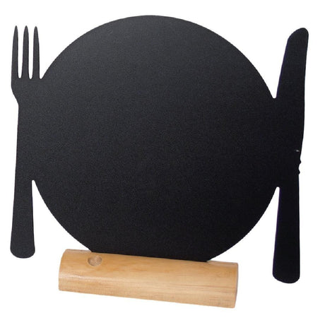 Silhouette de table assiette Securit (Lot de 3) - FRANCE CHR