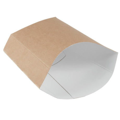 Etuis à frites moyens kraft compostables Colpac (lot de 1000) - FRANCE CHR