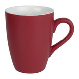 Mug pastel mat en porcelaine Olympia rouge 320ml - FRANCE CHR