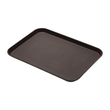 Plateau de service rectangulaire fibre de verre antidérapant Camtread Cambro bronze 450x650mm - FRANCE CHR