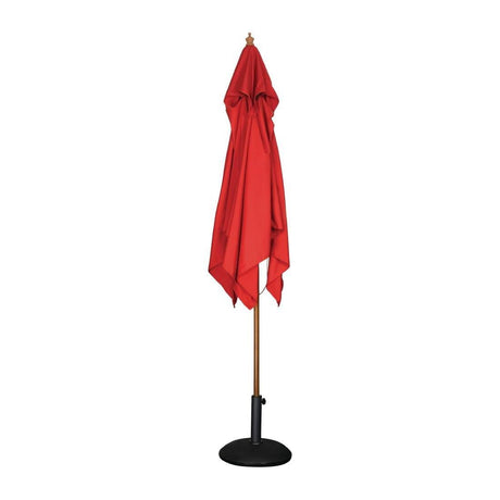 Parasol carré Bolero 2,5m rouge - FRANCE CHR