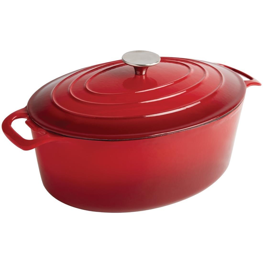 Cocotte ovale rouge Vogue 5L - FRANCE CHR