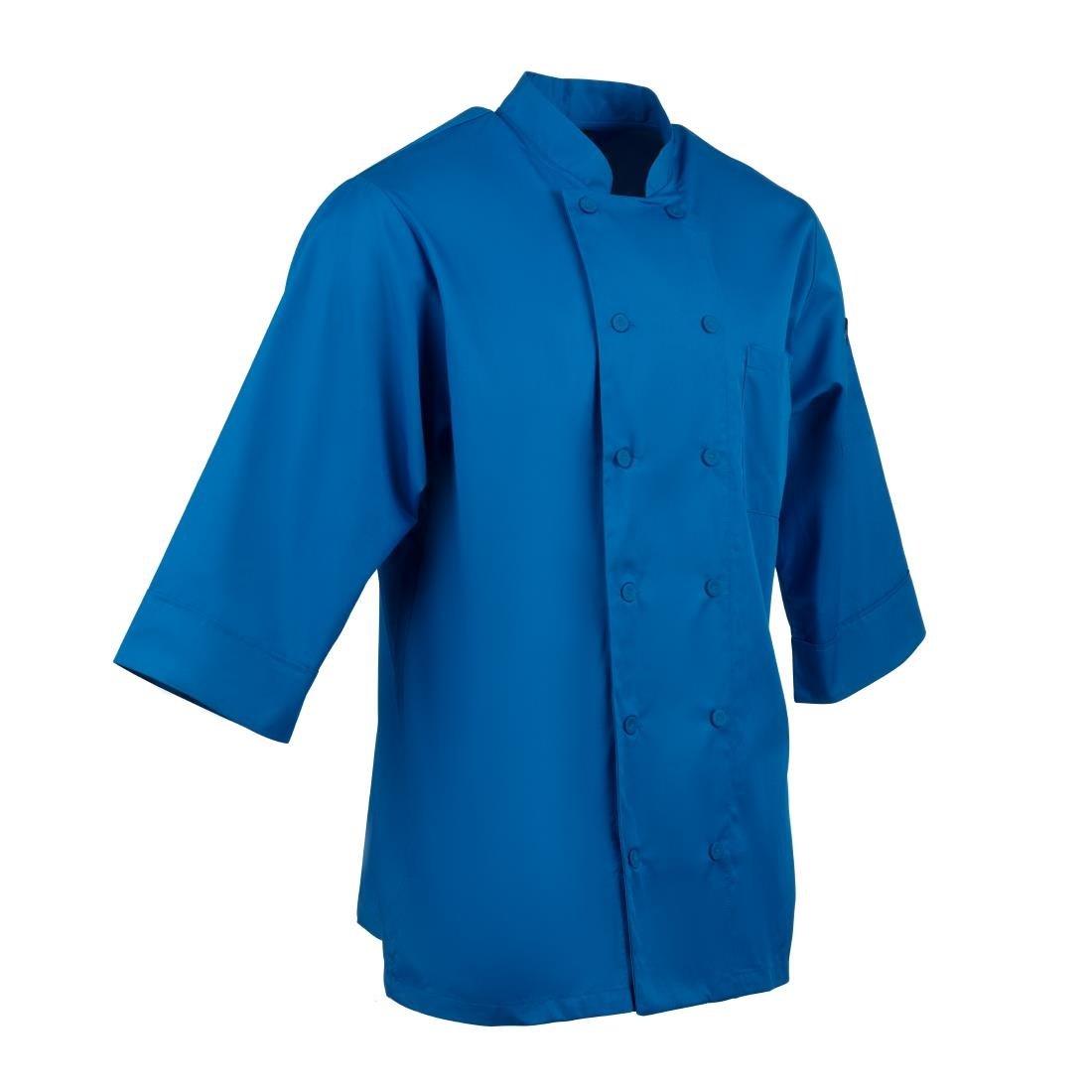 Veste de cuisine mixte Chef Works bleue S - FRANCE CHR