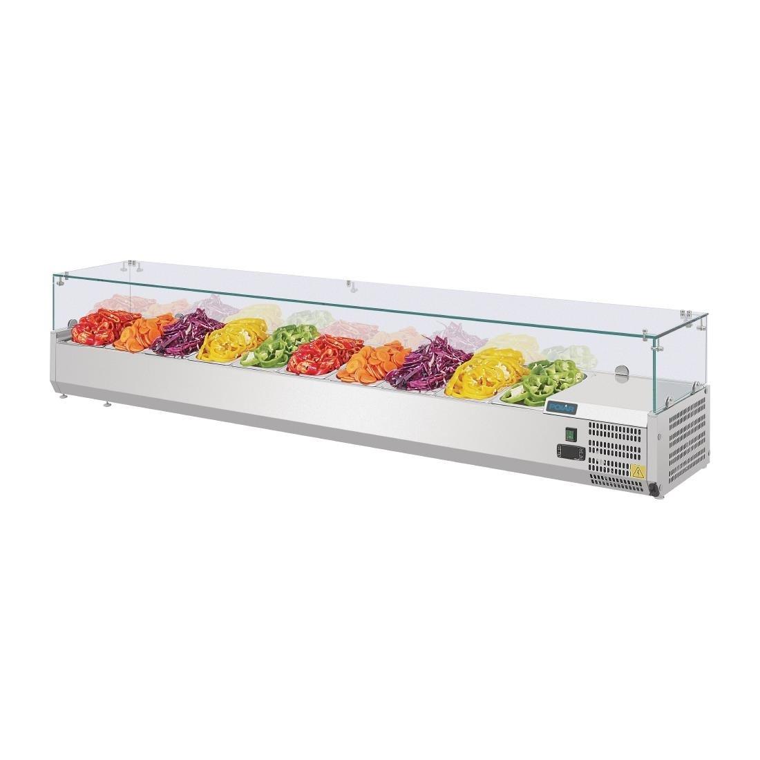 Saladette réfrigérée Polar Série G 10x GN1/4 - FRANCE CHR