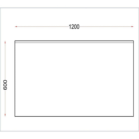 Table murale en acier inoxydable Holmes avec dosseret 1200 mm - FRANCE CHR