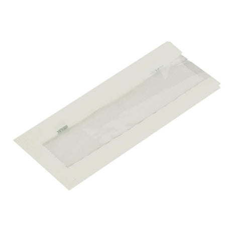 Sacs snack chaud en papier glassine compostable avec fenêtre NatureFlex Vegware (Lot de 1000) - FRANCE CHR