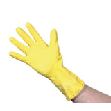 Gants multi usages Jantex jaunes S - FRANCE CHR