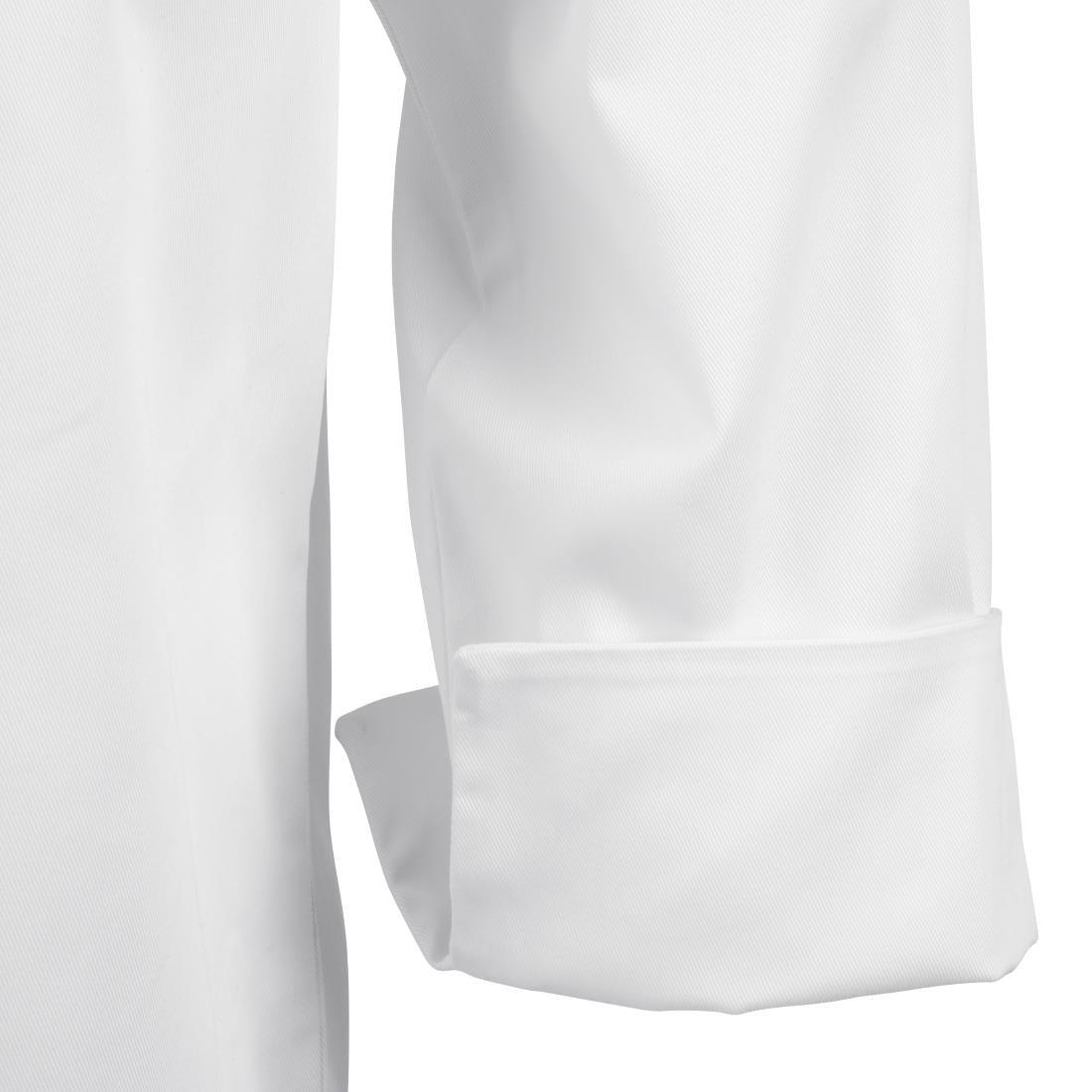 Veste de cuisine mixte Le Mans Chef Works blanche L - FRANCE CHR